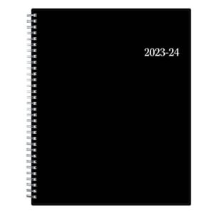 Blue Sky 2023-2024 Academic Year Weekly and Monthly Planner, 8.5" x 11", Flexible Cover, Wirebound, Enterprise (144719)