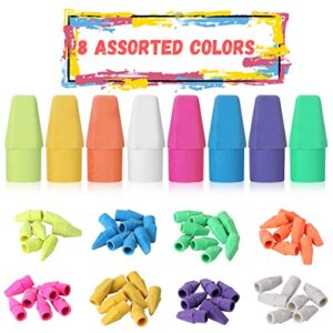 Mr. Pen- Pencil Erasers Set, 6pc Pink Erasers and 60pc Pencil Top Erasers, Pencil Eraser, Pencil Erasers Topper, Erasers for Pencils Top, Erasers for Kids, Pink Erasers, Cap Erasers, Eraser Tops