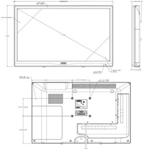 Jensen JE2421S 24" Smart Television, AC Power, White LED Illumination, High-Performance LCD Panel, Integrated HDTV(ATSC) Tuner, 1920 x 1080 Full HD Resolution, VESA 100mm x 100mm Mounting Pattern