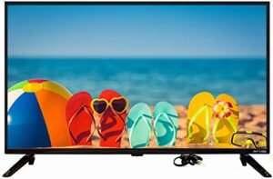 atyme 32-inch class 60hz 720p hd led tv flat screen 1*usb 3* hdmi 1*vga arc dual channel 8w speakers monitor television 320gm5hd