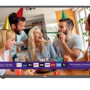 RCA 32-inch Flat Screen 720p Roku Smart LED TV - RTR3261, 2021 Model