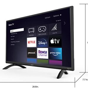 RCA 32-inch Flat Screen 720p Roku Smart LED TV - RTR3261, 2021 Model