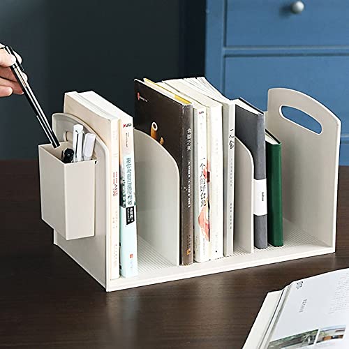 BIENKA Reading Bookshelf Bookend Book Support Stand Multifunction Book Folder Bookshelf with Pen Holder Reading Shelf