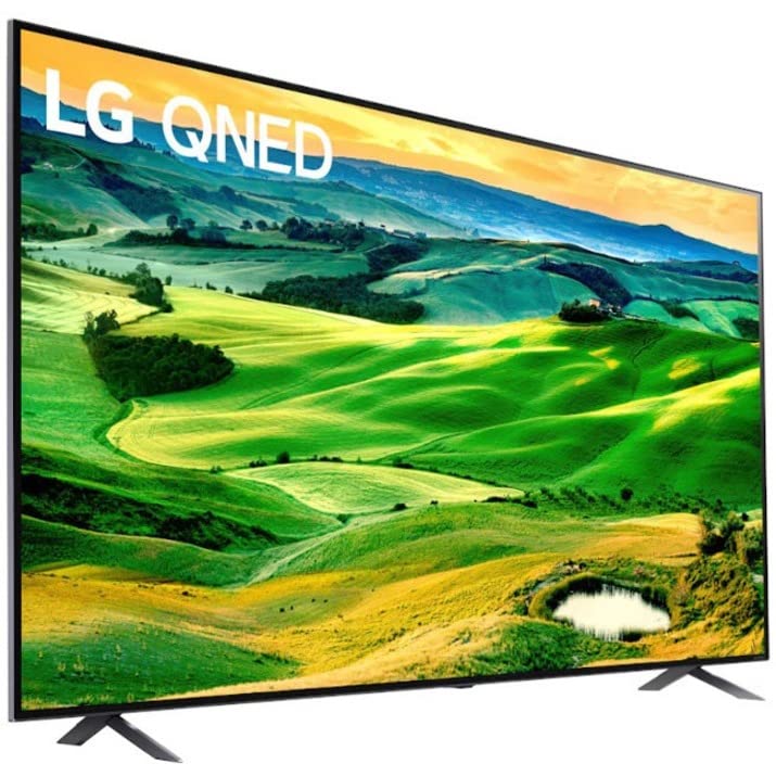 LG QNED80 Series 65-Inch Class QNED Mini-LED Smart TV 65QNED80UQA, 2022 - AI-Powered 4K TV, Alexa Built-In