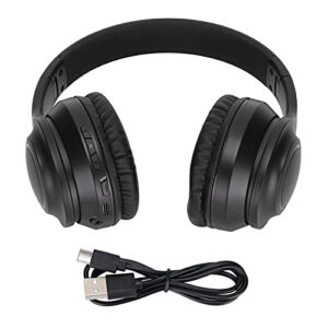 Kafuty-1 Wireless Bluetooth Headphones Over-Ear,Foldable Wireless Headset with Built-in Mic,30 Hours Playtime,Noise Canceling,AUX Audio Interface,for PC/Phone