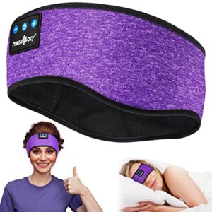 MUSICOZY Sleep Headphones Wireless Bluetooth Headband, Music Sports Sleeping Headband Headphones for Workout, Jogging, Yoga