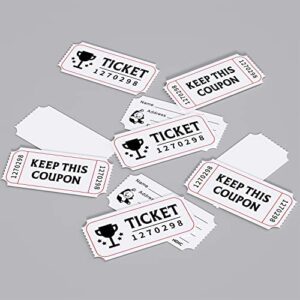 Methdic 2" x 2" 2000 Raffle Tickets Double Roll for Events, Entry, Class Reward, Fundraiser & Prizes Tickets