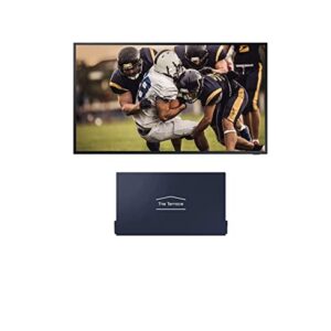 SAMSUNG QN75LST7TA The Terrace 75" Outdoor-Optimized QLED 4K UHD Smart TV with a VG-SDC75G 75" Dark Gray Dust Cover for The Terrace TV (2020)