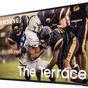 SAMSUNG QN75LST7TA The Terrace 75" Outdoor-Optimized QLED 4K UHD Smart TV with a VG-SDC75G 75" Dark Gray Dust Cover for The Terrace TV (2020)