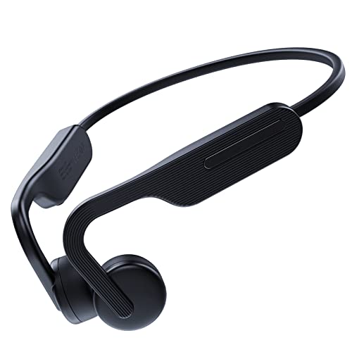 goargin Bone Conduction Headphones Open Ear Headphones Bluetooth 5.0 Sports Wireless Earphones with Built-in Mic, Sweat Resistant Headset for Running, Cycling, Hiking, Driving