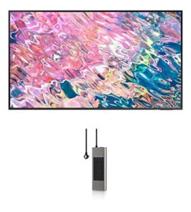 samsung qn70q60bafxza 70″ qled quantum hdr 4k smart tv with an austere 7s-ps8-us1 vii-series 8 outlet power w/omniport usb (2022)