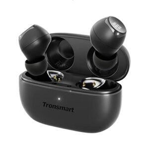 tronsmart wireless earbuds, 【newest】 bluetooth earbuds with dual driver technology, bluetooth 5.3 headphones touch control with stereo 32hrs playtime, ipx5 waterproof wireless earphones