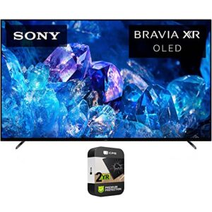 sony xr77a80k bravia xr a80k 77 inch 4k hdr oled smart tv 2022 model (renewed) bundle with 2 yr cps enhanced protection pack