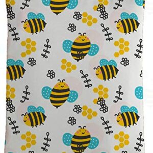 Bees Book Sleeve - Book Cover for Hardcover and Paperback - Book Lover Gift - Notebooks and Pens Not Included