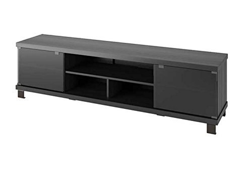 Sonax Holland Extra Wide TV/Component Bench, 70.75", Ravenswood Black