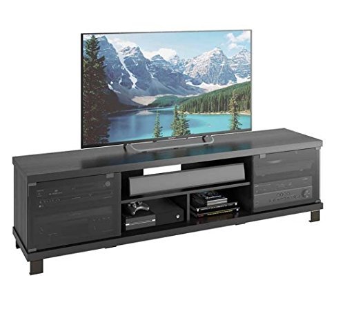 Sonax Holland Extra Wide TV/Component Bench, 70.75", Ravenswood Black