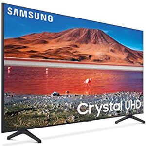 SAMSUNG 60-inch Class Crystal UHD TU7000 Series - 4K UHD HDR Smart TV UN60TU7000FXZA, 2021 Model (Renewed)