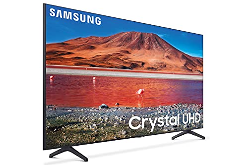 SAMSUNG 60-inch Class Crystal UHD TU7000 Series - 4K UHD HDR Smart TV UN60TU7000FXZA, 2021 Model (Renewed)