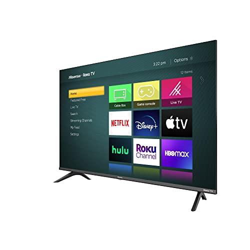 Hisense 32-Inch Class H4 Series LED Roku Smart TV with Google Assistant and Alexa Compatibility (32H4G, 2021 Model)