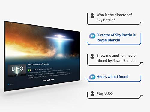 Samsung QN82Q60RAFXZA Flat 82-Inch QLED 4K Q60 Series (2019) Ultra HD Smart TV with HDR and Alexa Compatibility