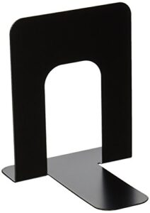 school smart non skid bookends – standard size – set of two – black