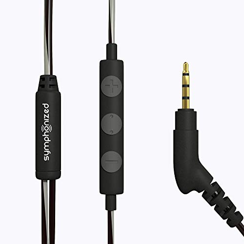 Symphonized on NRG 3.0 Wood Earbuds Wired, in Ear Headphones and MTL Earbuds Dual Driver Heavy Bass Premium in-Ear Noise-isolating Headphones