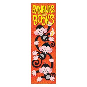 trend enterprises inc. bananas for books monkey mischief bookmarks