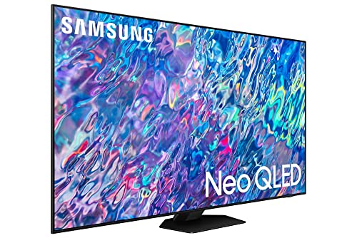 SAMSUNG QN55QN85BAFXZA 55" 4K Neo QLED UHD Smart TV in Titan Black with a Walts FIXED-MOUNT-43-90 TV Mount for 43-90 Inch Compatible TVs and Walts HDTV Screen Cleaner Kit (2022)