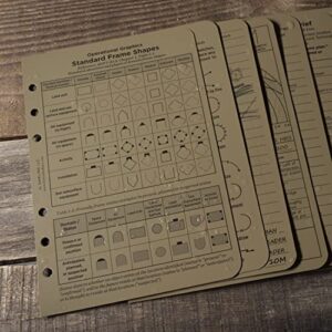 Rite in the Rain All Weather Tactical Reference Card Set, 4 5/8" x 7", Tan Sheets (No. 9200T-R)