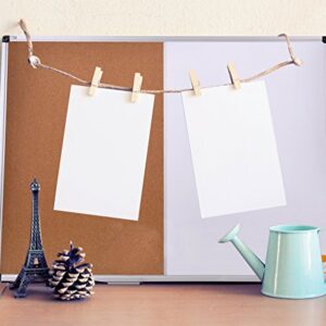 XBoard Magnetic whiteboard 36 x 24 - Combo Whiteboard Dry Erase Board Cork Board 36 x 24