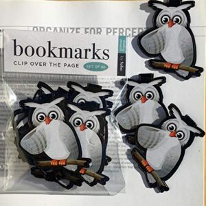 OWL Bookmarks - (Set of 20 Book Markers) Bulk Animal Bookmarks for Students, Kids, Teens, Girls & Boys. Ideal for Reading incentives, Birthday Favors, Reading Awards and Classroom Prizes!