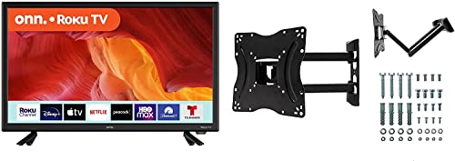 ONN 24-Inch Class HD (720P) LED Smart TV Compatible with Netflix, Disney+, YouTube and Google Assistant + Wall Mount Included (No Stands) 100012590 (Renewed)