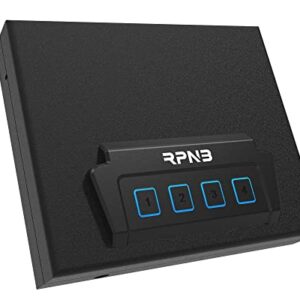 RPNB Portable Security Safe, Quick-Access Dual Firearm Safety Device with Quick Reliable Keypad Access