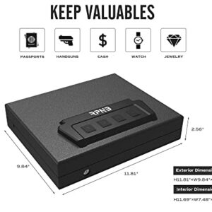 RPNB Portable Security Safe, Quick-Access Dual Firearm Safety Device with Quick Reliable Keypad Access