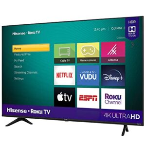 Hisense 58R6E3 58-Inch Model 2020 4K Roku Smart TV LED Compatibility with Google Assistant and Alexa, Motion Rate 120, HDR10, DTS Studio Sound