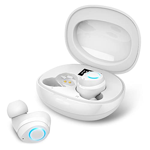 Motast Wireless Earbuds, Bluetooth 5.1 Headphones Mini Bluetooth Earbuds with HD Mic, Wireless Earphones in Ear with USB C Charging Case, IP7 Waterproof, Deep Bass, 30H Playtime Headset for Sports