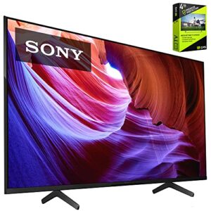 sony kd75x85k 75 inch x85k 4k hdr led tv with smart google tv 2022 model bundle with premium 4 yr cps enhanced protection pack