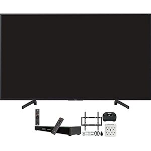 Sony XBR-65X800G 65-inch 4K Ultra HD LED Smart TV Bundle with Deco Gear 31-inch Sound Bar, Deco Mount Flat Wall Mount Kit, Deco Gear Wireless Keyboard, 6-Outlet Surge Adapter with Night Light