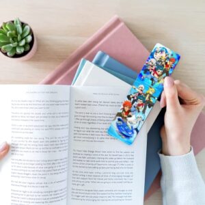 Bookmarks Metal Ruler Valt Measure Aoi Reading Aiger Bookography Akabane Bookworm Shu Tassels Kurenai and Friends for Book Bibliophile Gift Reading Christmas Ornament Markers