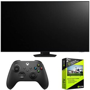 samsung qn85ba 65″ neo qled 4k mini led quantum hdr smart tv (2022) ultimate bundle with xbox wireless controller (carbon black) and premium 2 yr cps enhanced protection pack