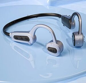 gulsarayi bone conduction headphones,open ear bluetooth headphones with built-in mic,ip68 waterproof wireless sport headset for running workout gym swimming