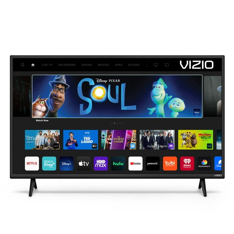 VIZIO 40-Inch Class D-Series Full HD LED 1080p Smart TV, Apple AirPlay 2 and Chromecast Built-in + Free Wall Mount (No Stands) D40f-J09