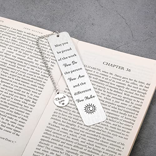 Stocking Stuffers for Men Coworker Thank You Gifts for Women Men Appreciation Gifts for Coworkers Principal Inspirational Bookmark Coworker Leaving Christmas Gifts for Colleague Friend Female