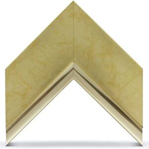 Deco TV Frames - Contemporary Gold Smart Frame Compatible ONLY with Samsung The Frame TV (55", Fits 2021-2023 Frame TV)