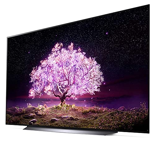 LG OLED83C1PUA 83 inch Class 4K Smart OLED TV with AI ThinQ Bundle with Premium 4 YR CPS Enhanced Protection Pack
