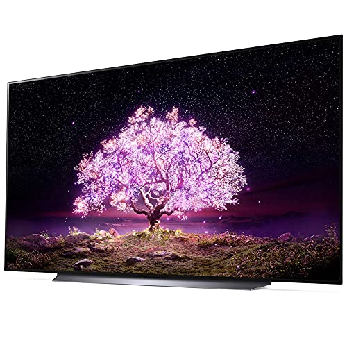 LG OLED83C1PUA 83 inch Class 4K Smart OLED TV with AI ThinQ Bundle with Premium 4 YR CPS Enhanced Protection Pack
