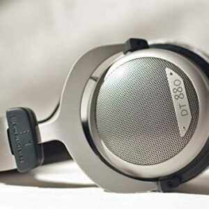 beyerdynamic DT 880 Premium Edition 32 Ohm Over-Ear-Stereo Headphones. Semi-open design, wired, high-end, for tablet and smartphone (Renewed)