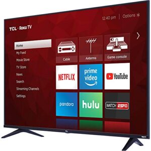 TCL 55S517 55-Inch 4K Ultra HD Roku Smart LED TV (2018 Model)