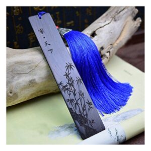 melyaxu,natural wood – engraved wood bookmark with tassel – bamboo(1)