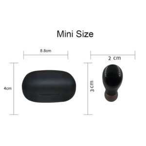 Cearance Sale Wireless Earbuds Bluetooth Headset Invisible Waterproof Earphones 16 Hour Playtime with Charging Case Headphones Built-in Mic Suitable for iPhone and Android Black earpiece